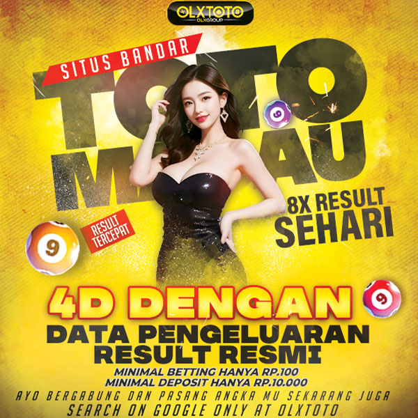 OLXTOTO ⚔️ Data Pengeluaran Hasil Result 4D Dan Prediksi Bandar Toto Macau Resmi